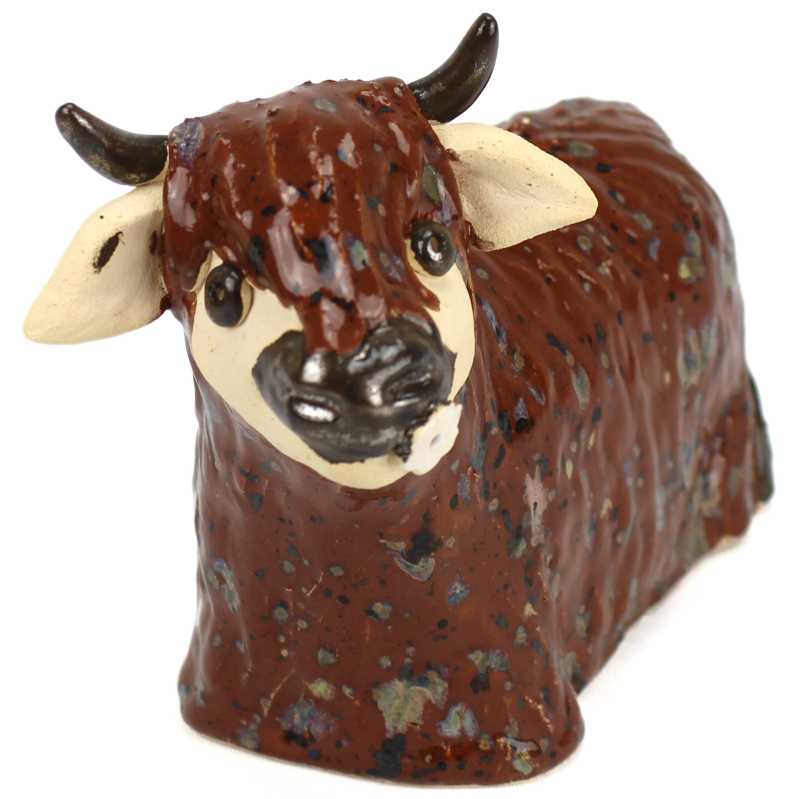 Keramik Figur Kuh