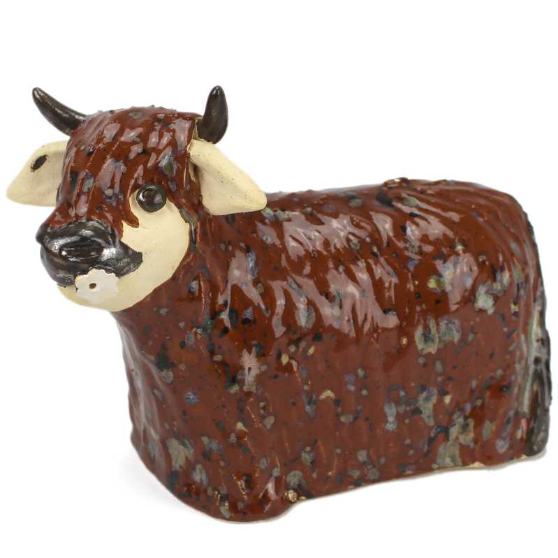 Keramik Figur Kuh