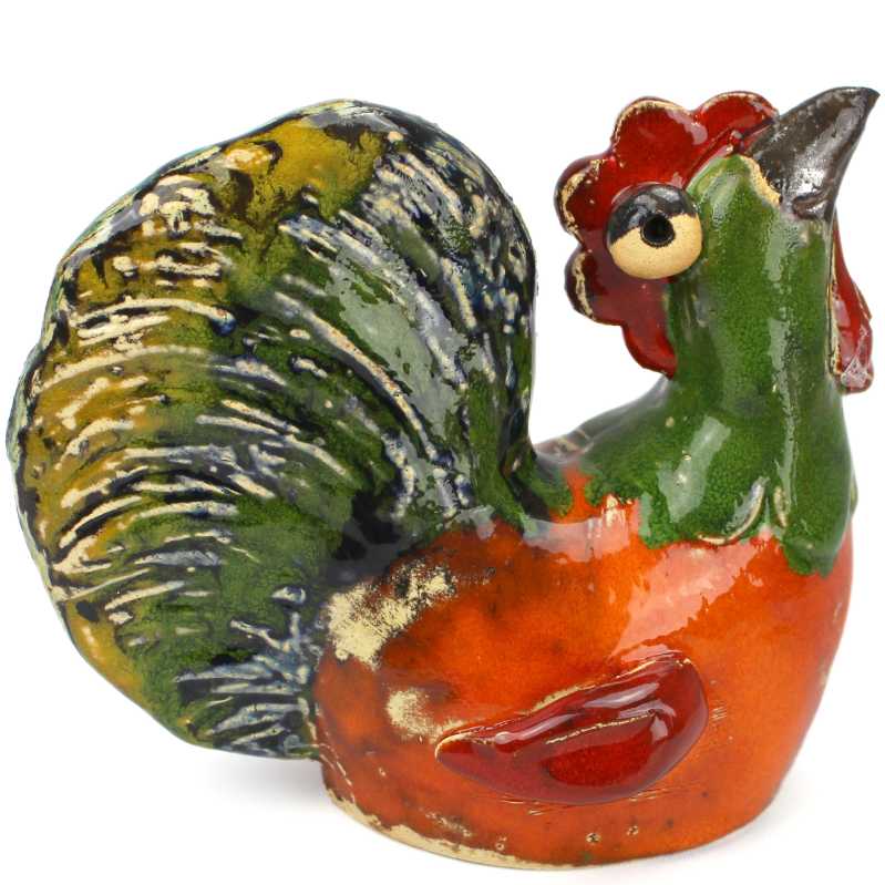 Keramik Figur Hahn