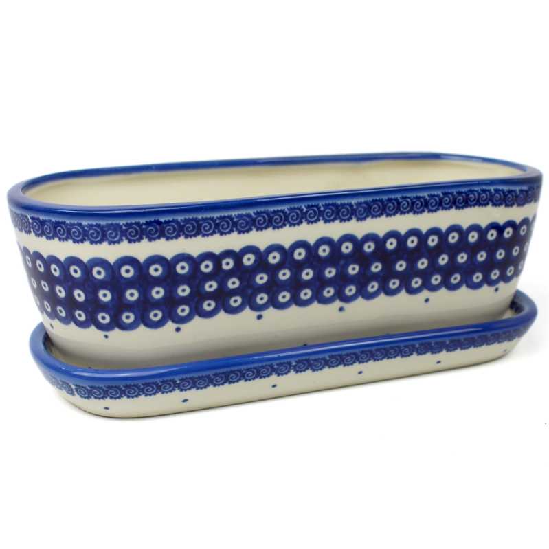 Kleine Bonsai-Schale 27 cm mit Untersetzer