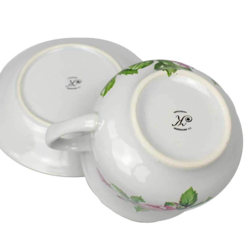 Tasse 0,3 l + Untertasse - Type Maria - Rosen