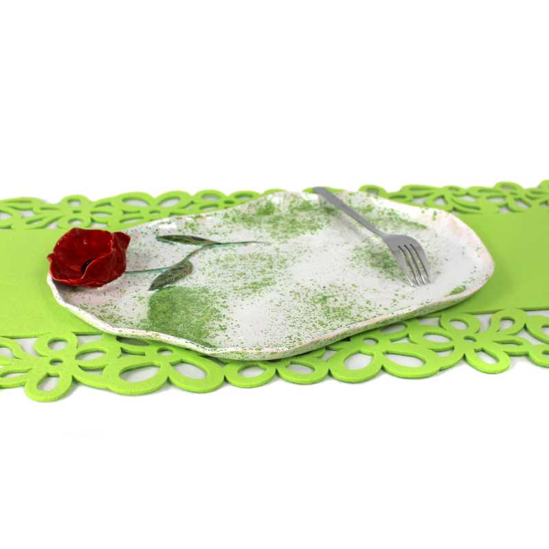 Schüssel 0,Platte 35 cm - Wiesenmotiv 3D6 l - Wiesenmotiv 3D