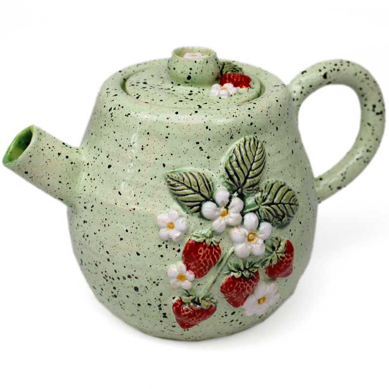 Teekanne 0,85 l  - Erdbeeren 3D