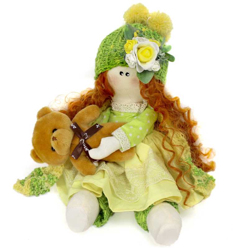 Mädchen mit Teddybär