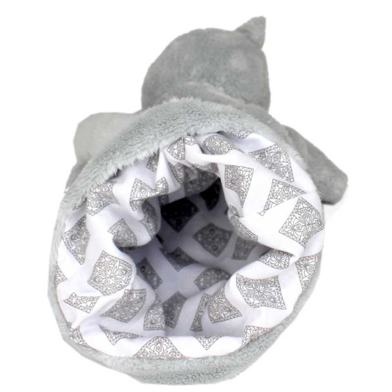 Handpuppe hellblaue Katze