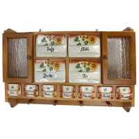 gewuerzregal groß sonnenblumen