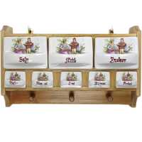 Gewürzregal, klein, Liebespaar Motiv