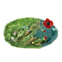Platte 33 cm - Wiesenmotiv 3D