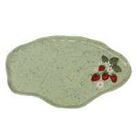 Platte 36 cm - Erdbeeren 3D